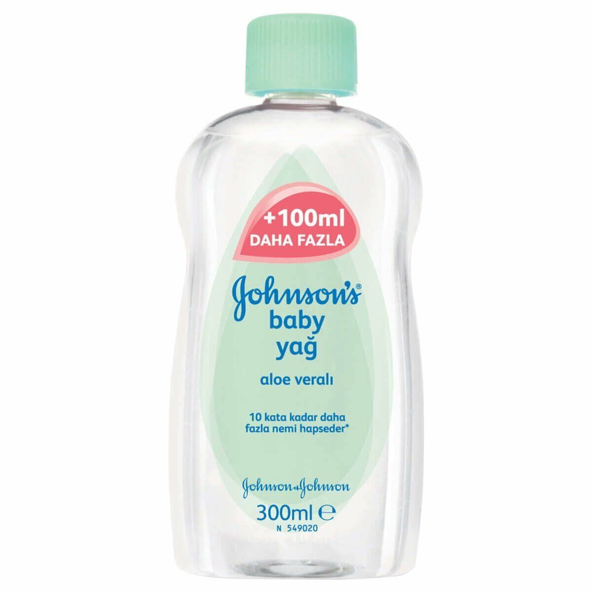 Johnson Johnson Baby Aloe Veralı Yağ 300 ml