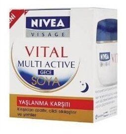 Nivea Vital Multi Active Soya Yaşlanma Karşıtı Gece Kremi