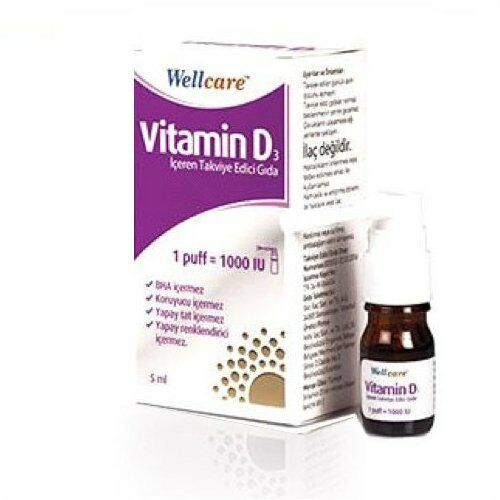 Wellcare Vitamin D3 1000 IU 5 ml Spray