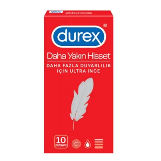 Durex Daha Yakın Hisset Prezervatif 10 lu ( Ultra İnce )