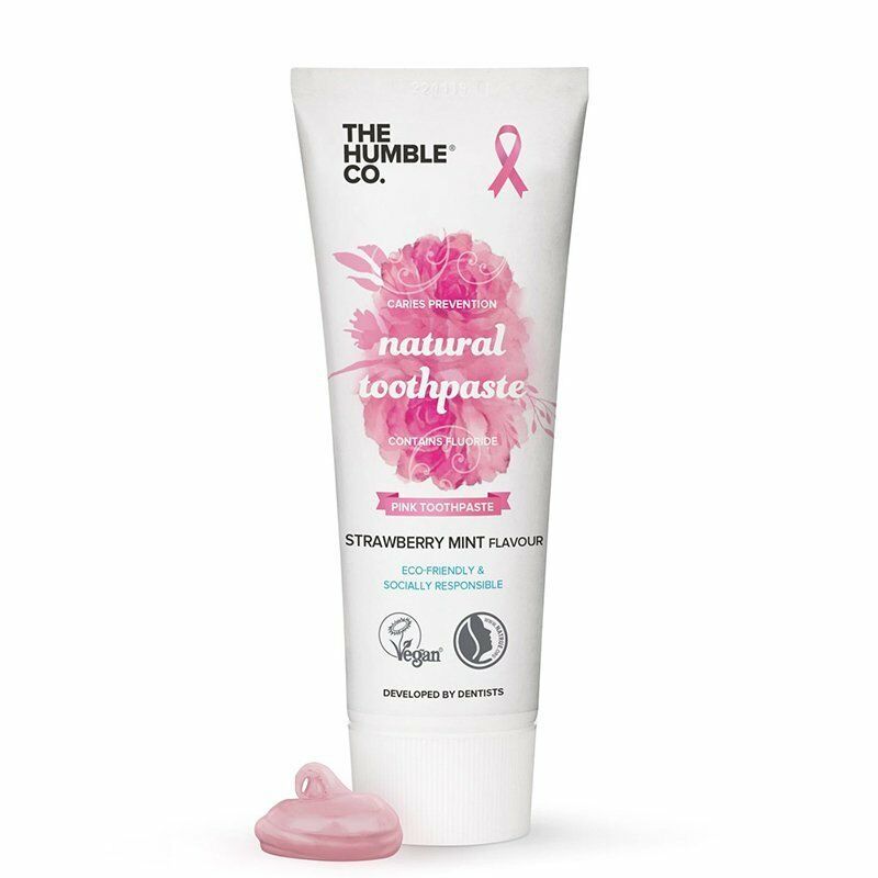 The Humble Co Natural Toothpaste Çilekli Pembe Diş Macunu 75 ml