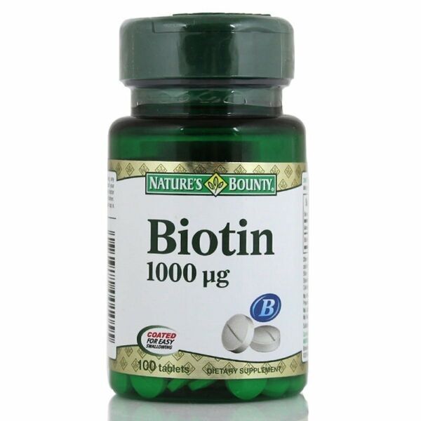 Nature's Bounty Biotin 1000 mcg 100 Tablet