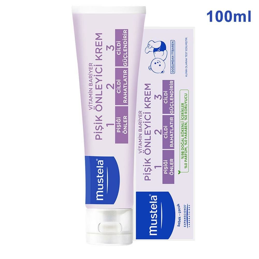 Mustela Vitamin Barrier 1-2-3 Cream 100 ml Pişik Kremi