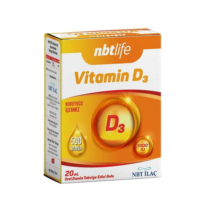 NbtLife Vitamin D3 Damla 20 ml