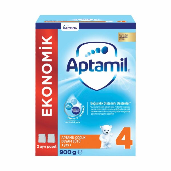 Aptamil 4 Devam Sütü 1 Yaş+  900 g