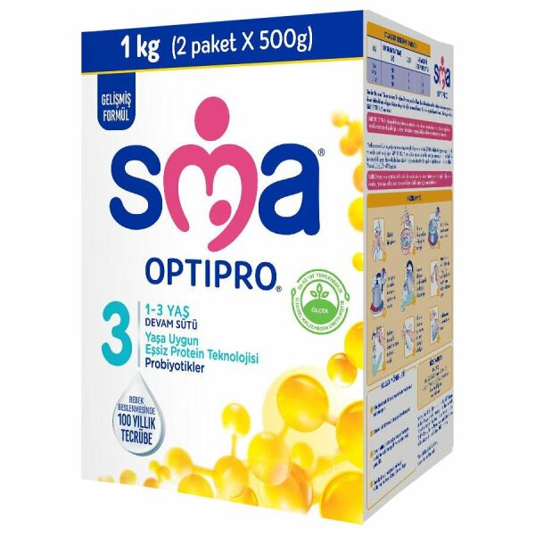 SMA Optipro 3 Probiyotik Bebek Sütü 1000 gr