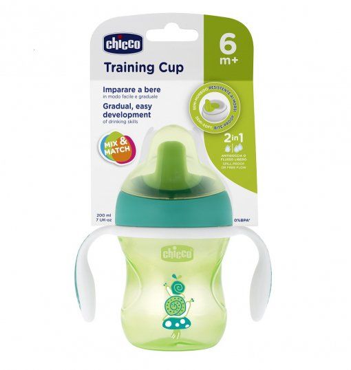 Chicco Yarı Yumuşak Uçlu Eğitim Bardağı 6 ay+ Unisex 200ml