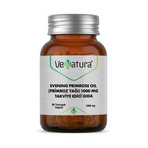 Venatura Evening Primrose Oil (Primroz Yağı) 1000 mg 60 Yumuşak Kapsül