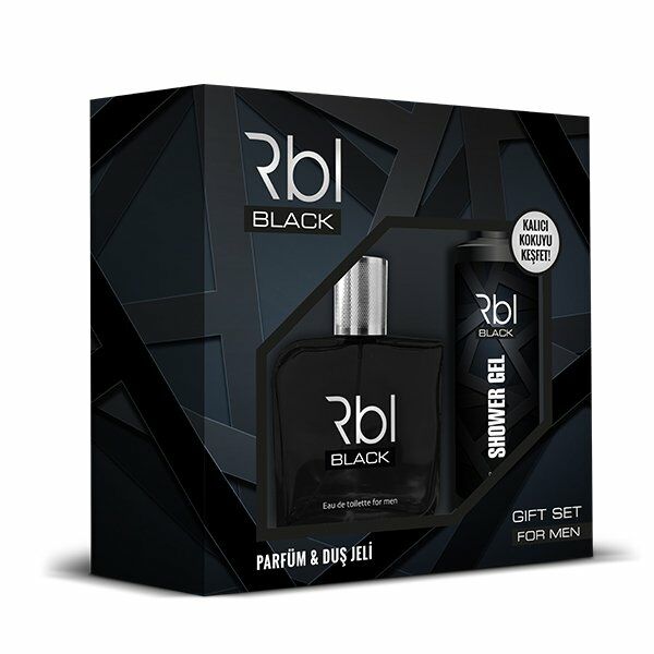 Rebul Black Edt 100ml + Shower Gel 200 ml Parfüm Set