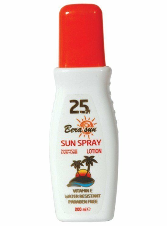 Bera Sun Losyon F25 Sprey 200 ml