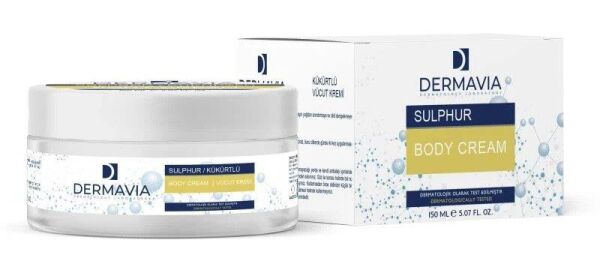 Dermavia Kükürtlü Vücut Kremi 150 Ml