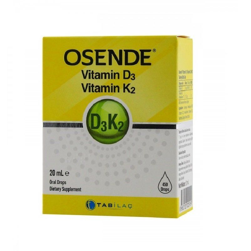 Osende Vitamin D3 K2 Damla 20ml