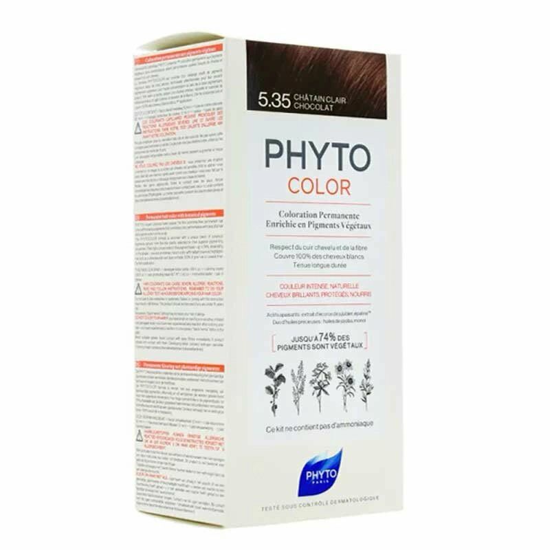 Phyto Color 5.35 Saç Boyası - Açık Kestane Dore Akaju (Yeni Formül)