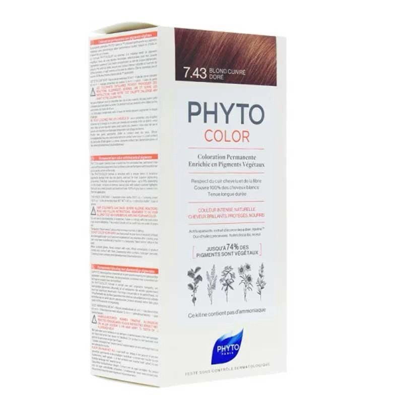 Phyto Color 7.43 Saç Boyası - Kumral Bakır Dore (Yeni Formül)
