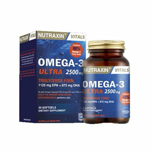 Nutraxin Omega 3 Ultra 2500 mg 30 Kapsül