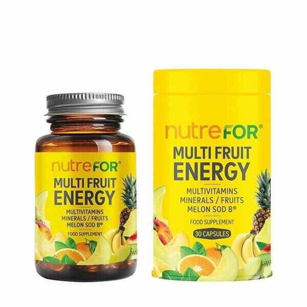 Nutrefor Multi Fruit Energy 30 Kapsül