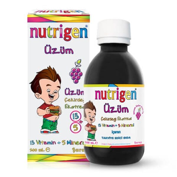 Nutrigen Üzüm Çekirdeği Ekstreli Vitamin Şurubu 200ml