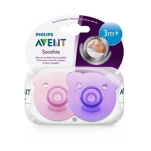 Avent Soothie Rahatlatıcı Emzik Kız 0-3 Ay 2 li