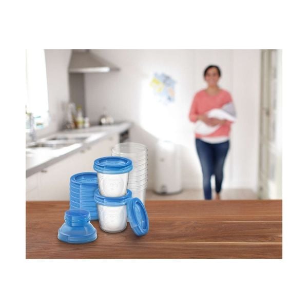 Avent VIA Anne Sütü Mama Kapları 10lu  SCF618