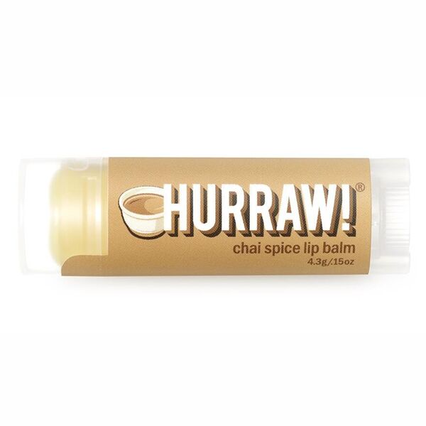 Hurraw Chai Spice Lip Balm 4.3gr Baharatlı Çay Tadı