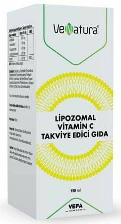 Venatura Lipozomal Vitamin C Takviye Edici Gıda 150 ml