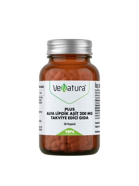 Venatura Plus Alfa Lipoik Asit 200 mg Takviye Edici Gıda 30 Kapsül