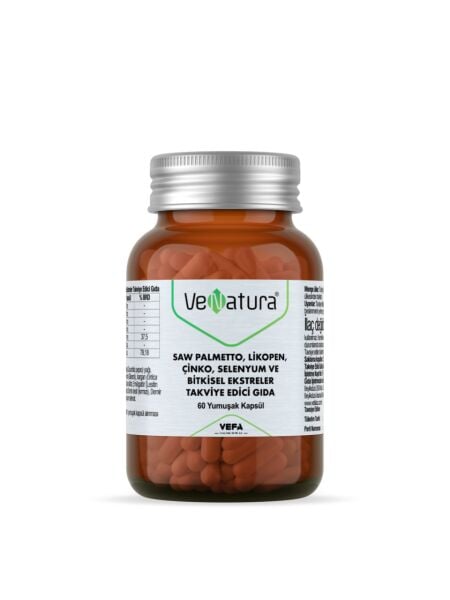 Venatura Saw Palmetto, Likopen, Çinko, Selenyum 60 Kapsül