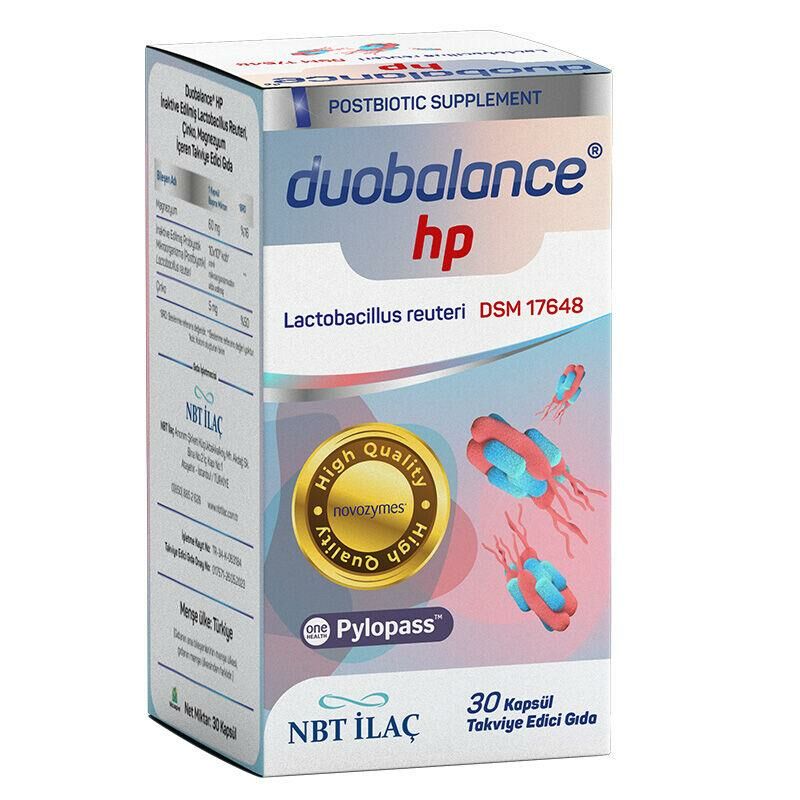 NbtLife Duobalance HpTakviye Edici Gıda 30 Kapsül