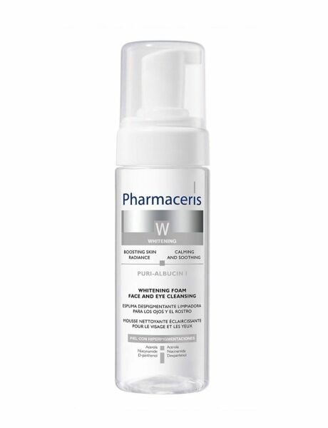 Pharmaceris W Whitening Foam Face and Eye Cleansing Foam 150 ml