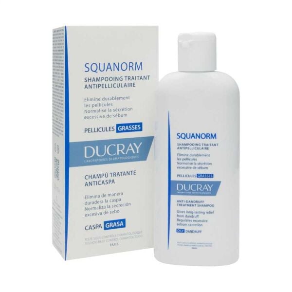 Ducray Squanorm Gras Şampuan 200 ml Yağlı