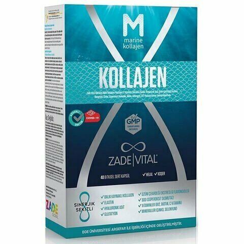 Zade Vital Marine Collagen 40 Kapsül