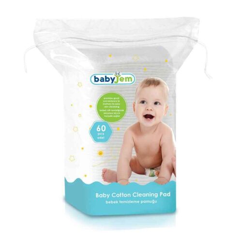 Babyjem 461 Bebek Temizleme Pamuğu 60lı