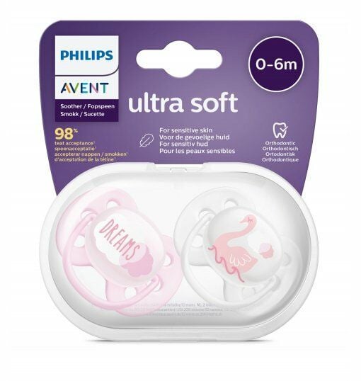 Philips Avent Ultra Soft Emzik 0-6 Ay Kız 222/02