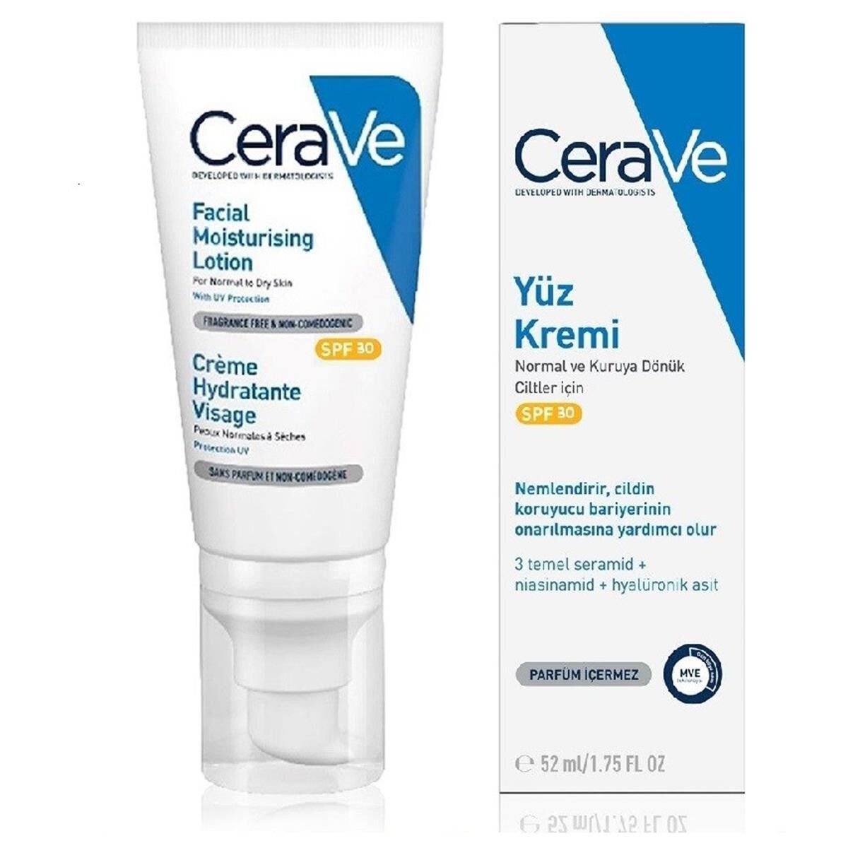 CeraVe Yüz Kremi SPF 30 52 ml