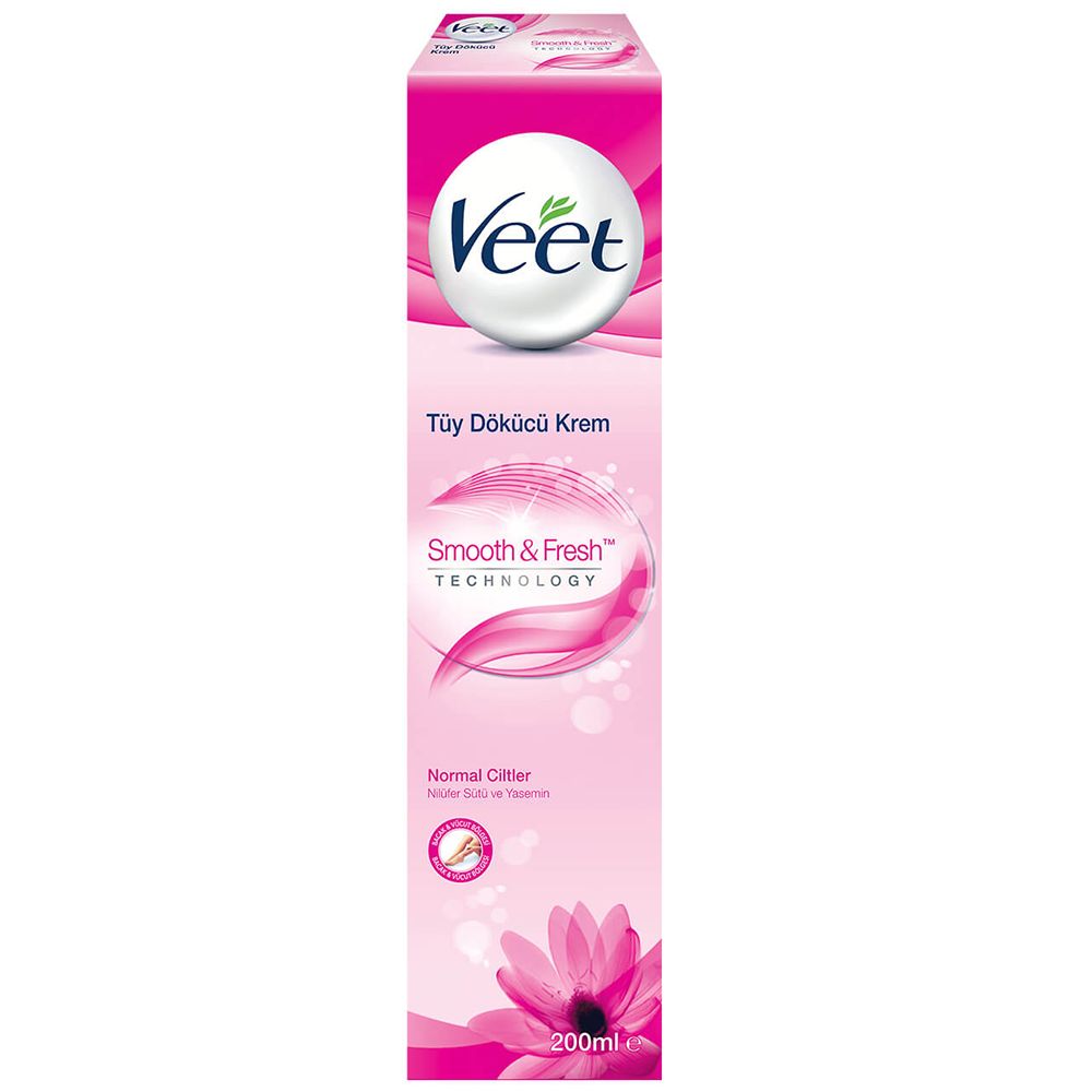 Veet Tüy Dökücü Krem Normal Ciltler için 200 ml Pembe