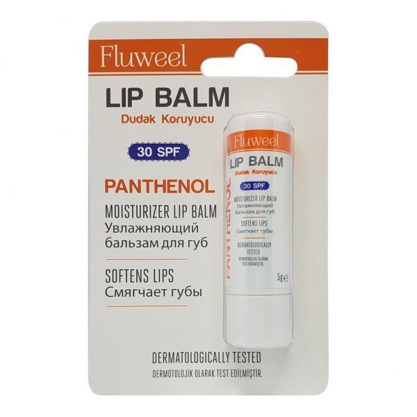 Fluweel Lip Balm Panthenol SPF30 5gr