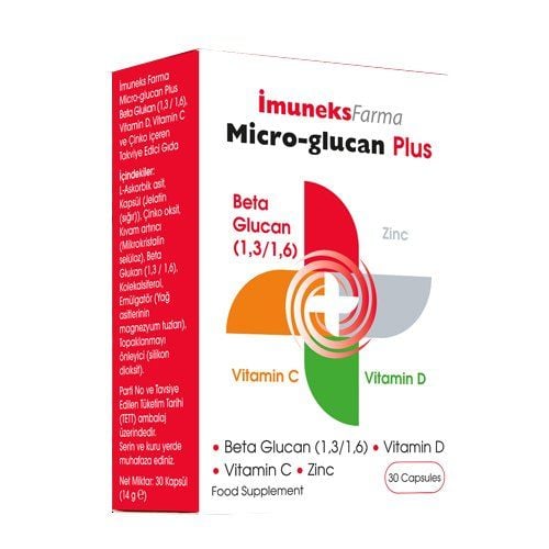 imuneks Micro-glucan Plus 30 Kapsül