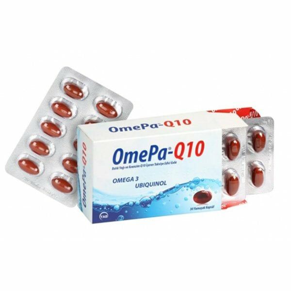 OmePa-Q10 Omega3 Ubiquinol 30 Kapsül