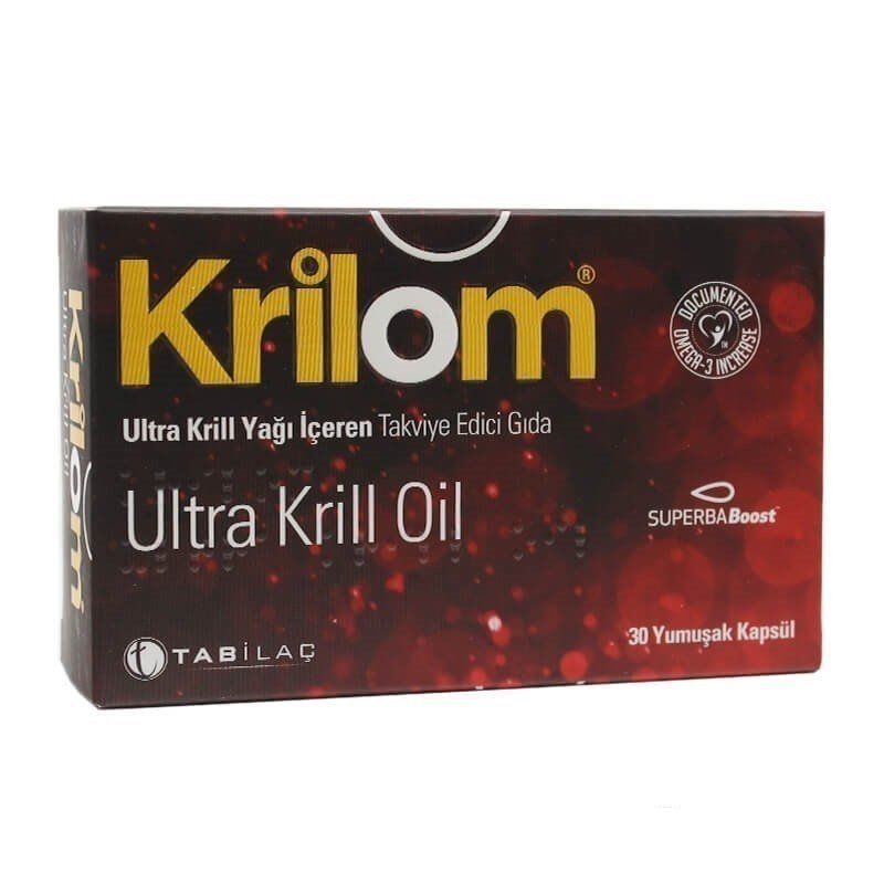 Krilom Ultra Krill Oil 30 Yumuşak Kapsül