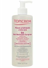 Topicrem DA Ultra Rich Face + Body Cleansing Gel 500 ml