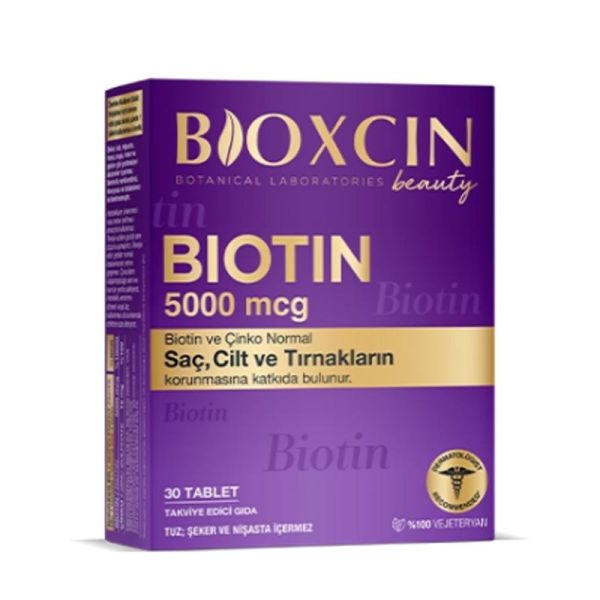 Bioxcin Biotin 5000 mcg 30 Tablet 2'li