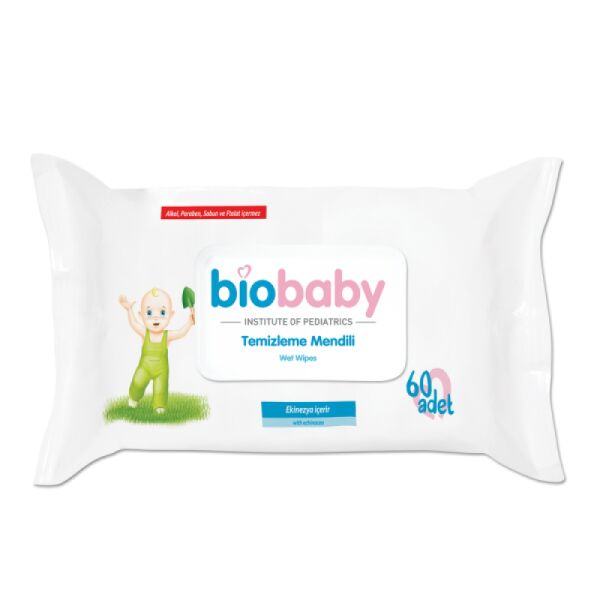Bio Baby Temizleme Mendili Küçük 60 Adet