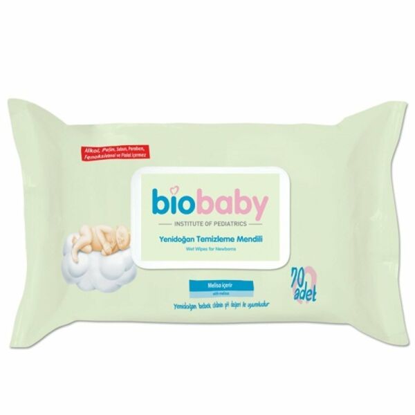 Bio Baby Yeni Doğan Temizleme Mendili 70 li