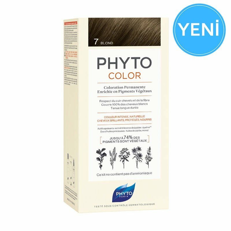 Phyto Phytocolor Bitkisel Saç Boyası - 7 - Kumral (Yeni Formül)
