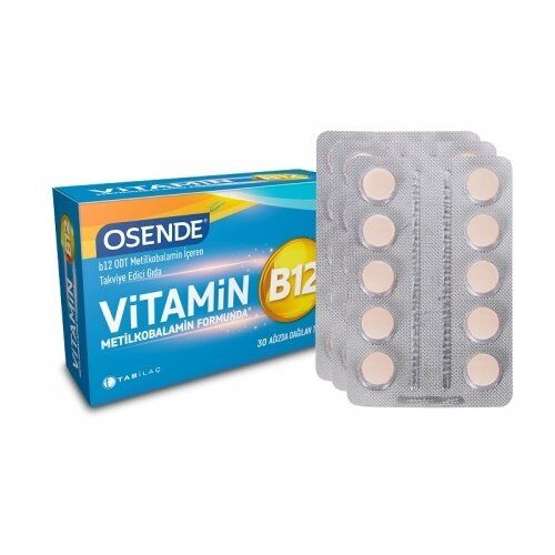 Osende Metilkobalamin Vitamin B12 30 Tablet