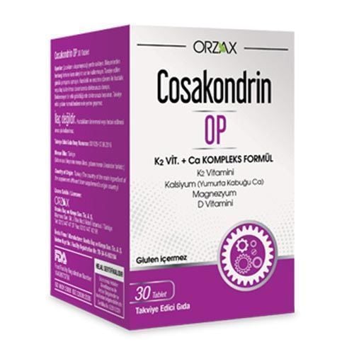 Orzax Cosakondrin Op 30 Tablet