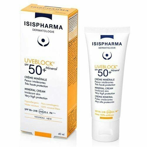 Isis Pharma Uveblock SPF50+ Mineral Cream 40 ml