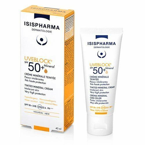 Isis Pharma Uveblock SPF50+ Tinted Mineral Cream 40 ml