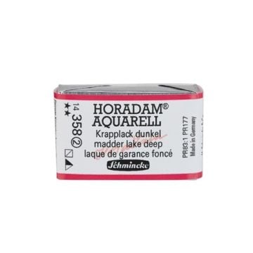 Schmincke Horadam Aquarell Artistik Sulu Boya Tam Tablet Seri 2 358 madder lake deep