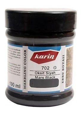 Karin Ebru Boyası 105 ml 702 Oksit Siyah